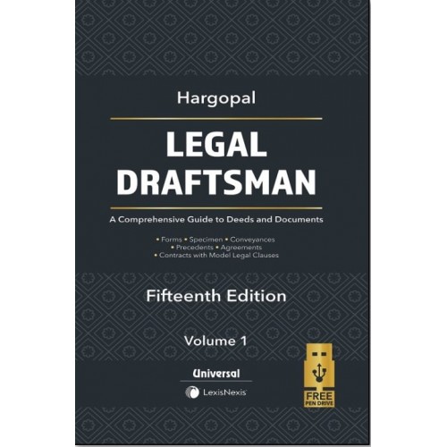 LexisNexis's Legal Draftsman [HB] by Hargopal 